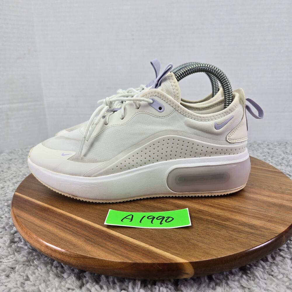 Nike Womens 7.5 Air Max Dia Summit White Athletic Lace Up Sneakers AQ4312-104